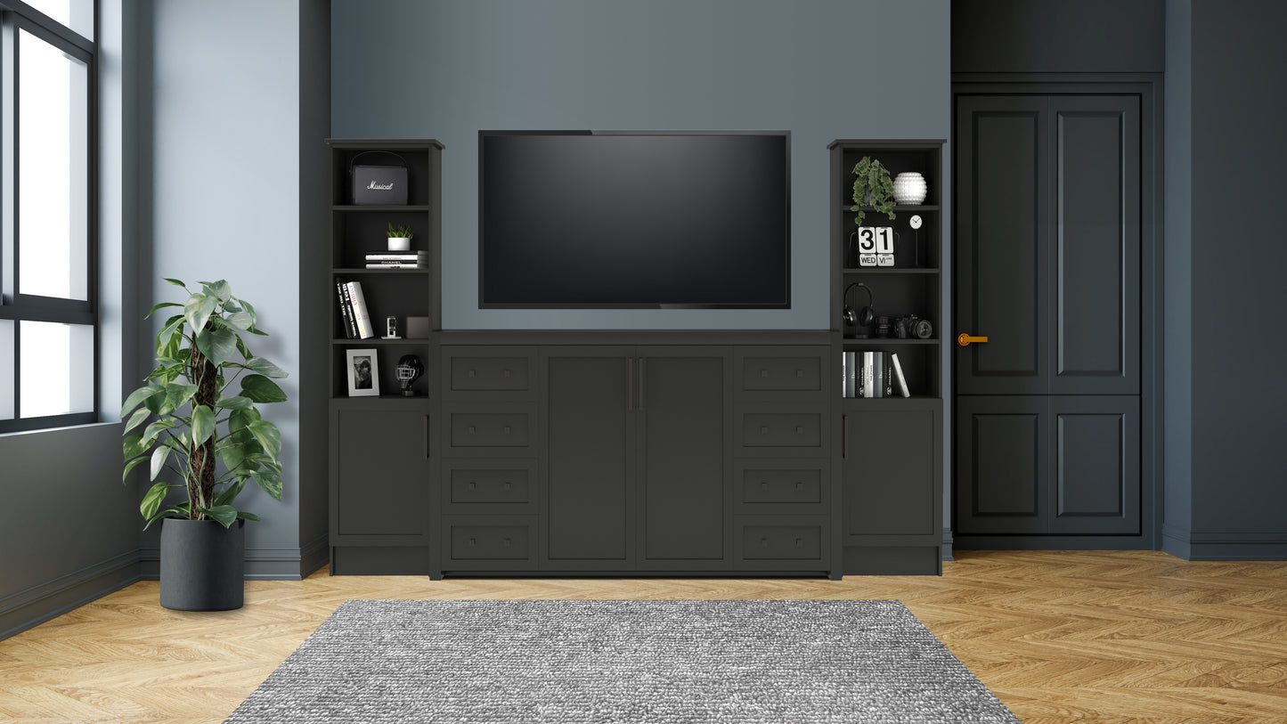 Media Console Murphy Bed - Murphy Door