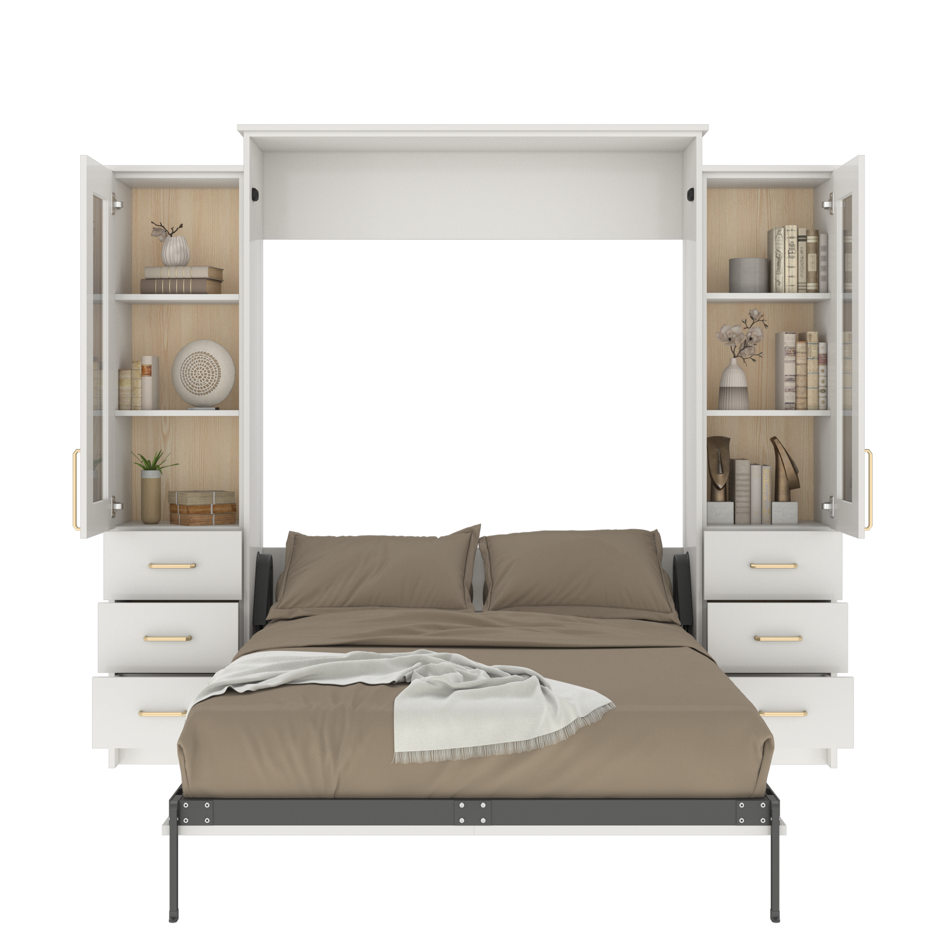 Armoire Queen Murphy Bed - Murphy Door