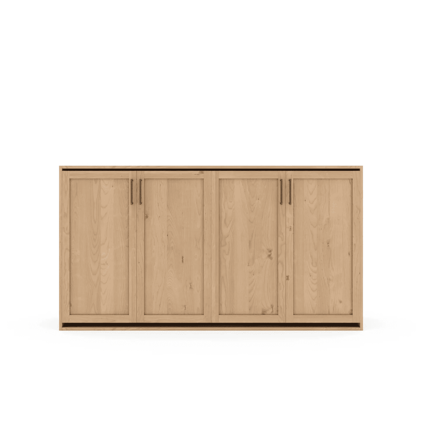 Horizontal Murphy Bed Alder Shaker Panel Closed