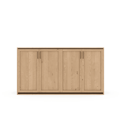 Horizontal Murphy Bed Alder Shaker Panel Closed