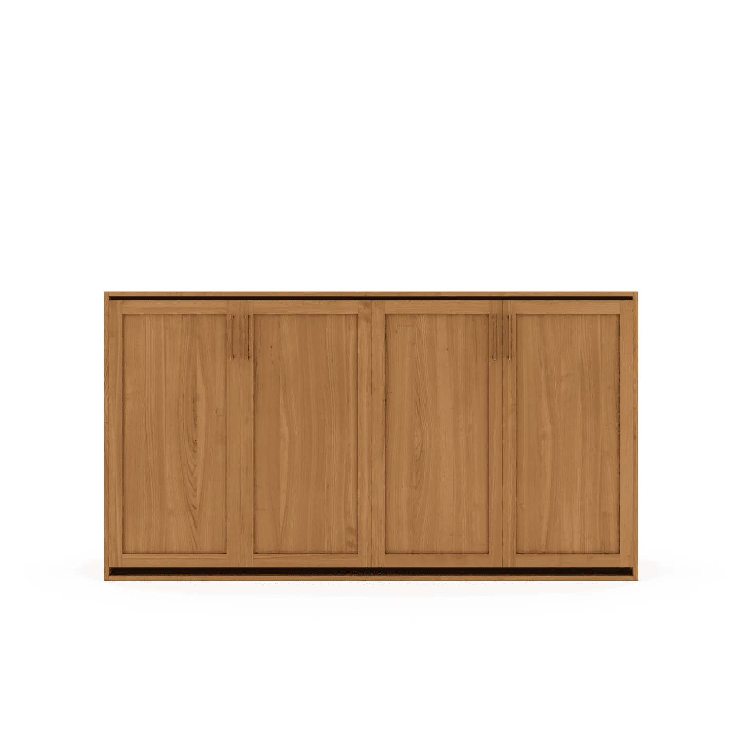 Horizontal Murphy Bed Cherry Shaker Panel Closed