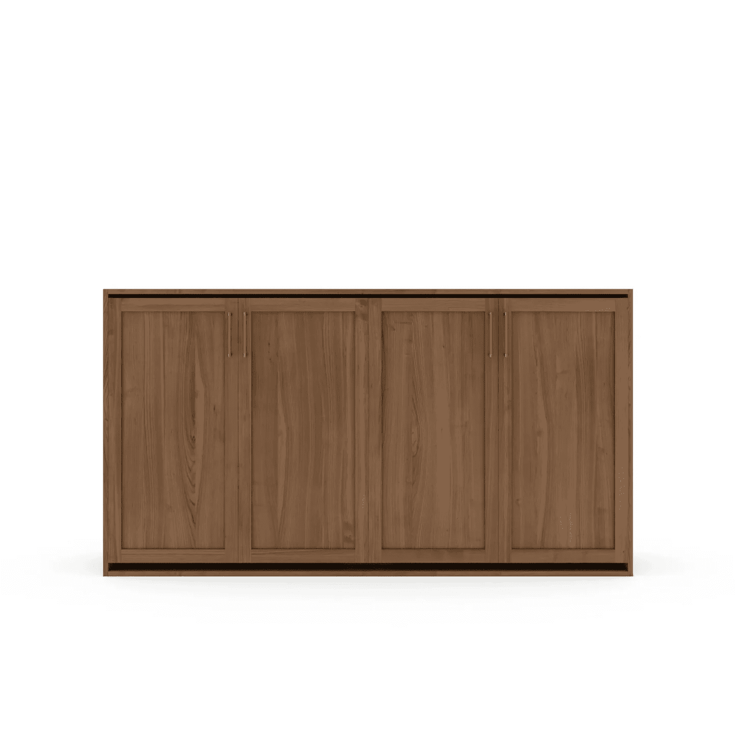 Horizontal Murphy Bed Cherry Shaker Panel Closed