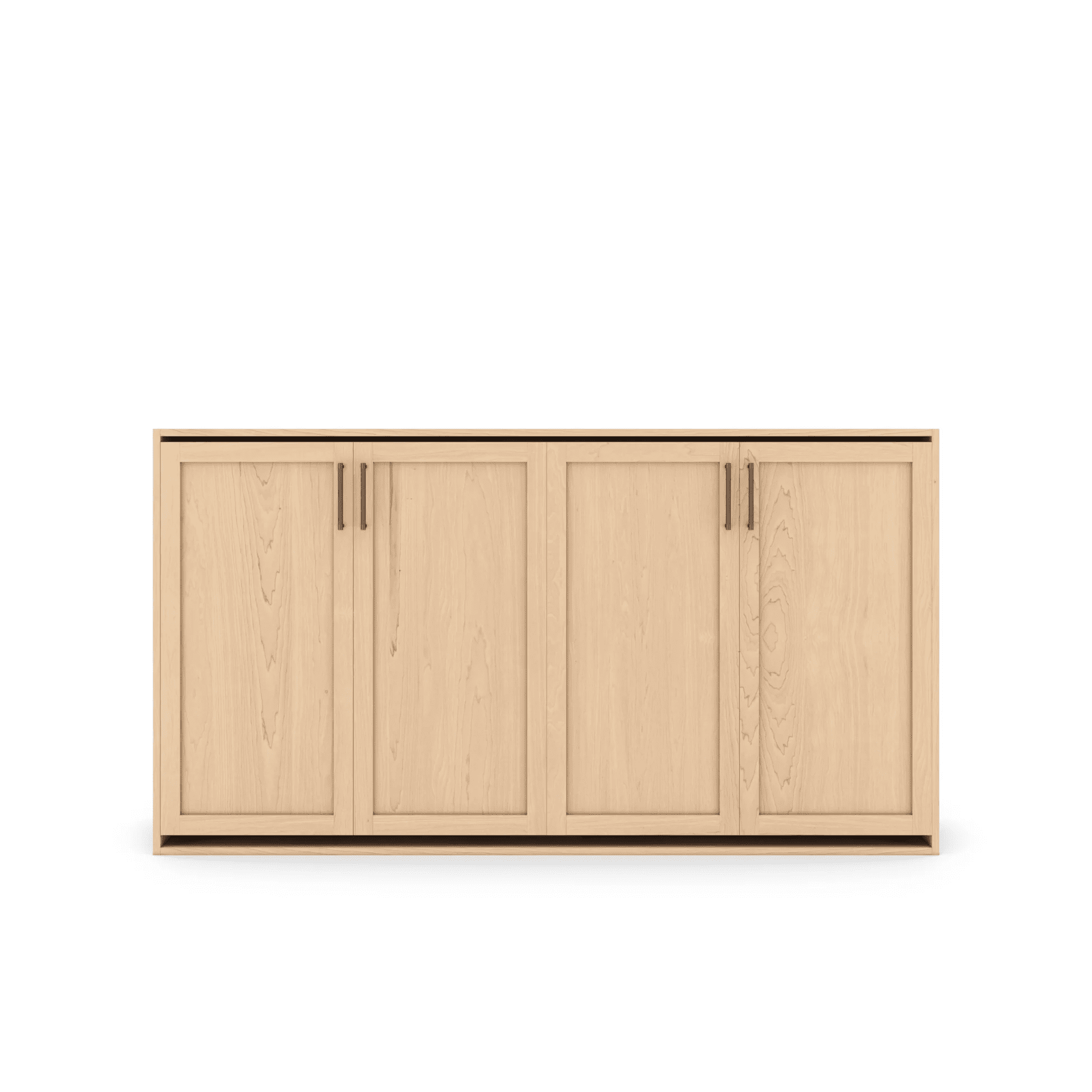 Horizontal Murphy Bed Maple Shaker Panel Closed