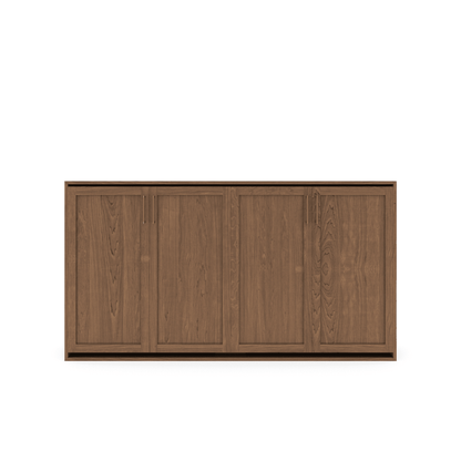 Horizontal Murphy Bed Maple Shaker Panel Closed